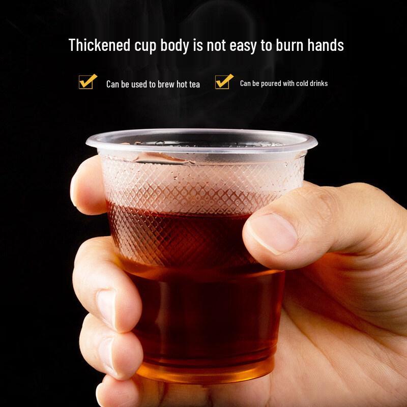 ZISIZ Disposable Thickened Plastic Cups