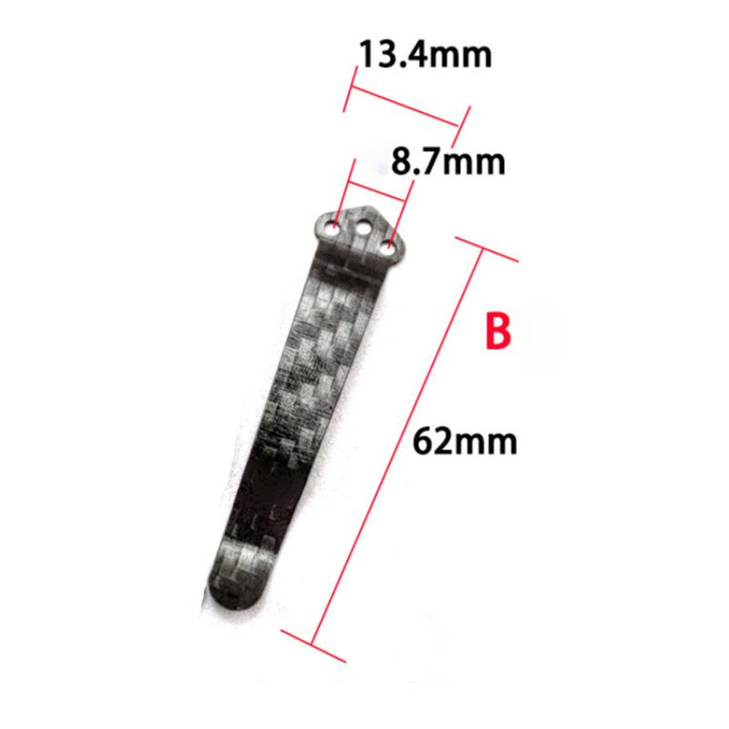 

1 шт. Кишенькова кліпса для ножа з вуглецевого волокна Задня кліпса для 710 940 581 810 CQC C81 C11 C10 C223 ZT 0620 B