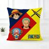 One Piece Pillow Cover Anime Fan Favorite Character Print Decorative Pillowcase for Bedroom Living Room and Anime Enthusiasts