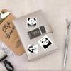 63-Piece Panda Emoji Sticker Set for Notebooks, Luggage, and Planners - Trendy Douyin and Xiaohongshu Design
