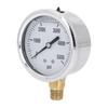 Hydraulic High Pressure Gauge Glycerin Liquid Filled 5000PSI 2.5in Dial 14in NPT Stainless Steel