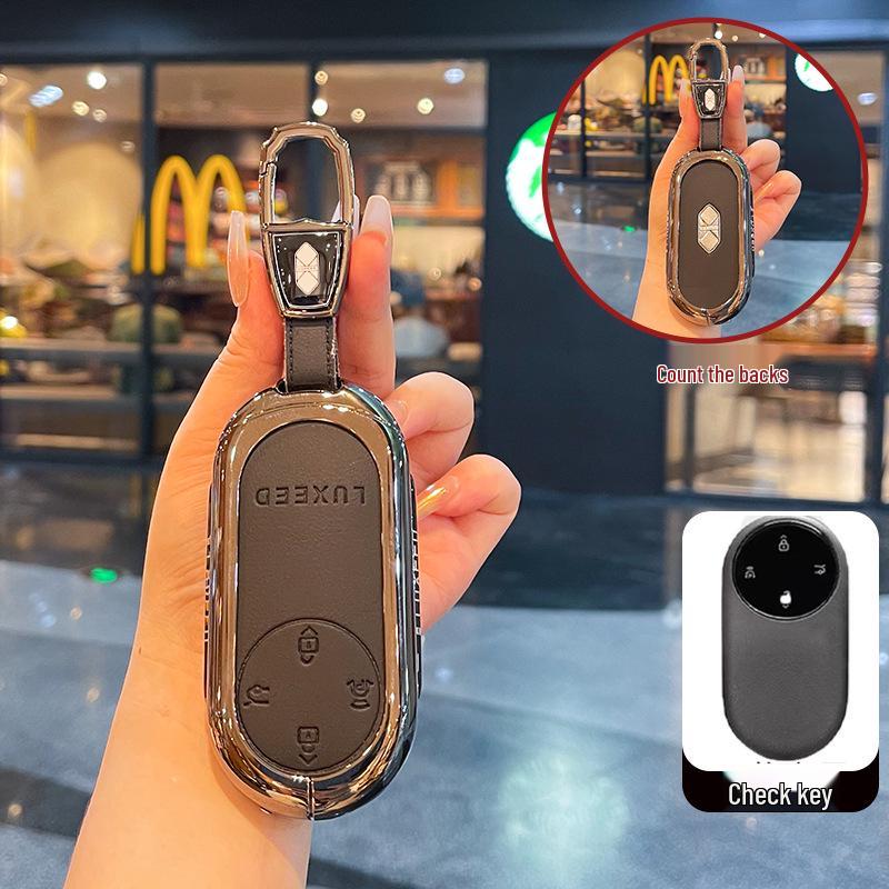 Kompatibel mit 2026 LUXEED R7 Schlüssel: Neue LUXEED S7 Bluetooth Smart Schutzhülle Tasche mit Schnalle.