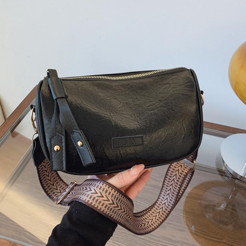 Vintage Small Messenger Bags For Women Simple Pu Leather Ladies Pillow Shoulder Bag Fashion Female Purse Handbags Crossbody Bag