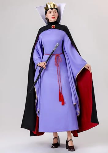 [Housaku Co., Ltd.] Wicked Queen Snow White Queen Witch Stepmother Cosplay Costume Medieval Aristocratic Elegant Halloween School Festival Festival Co