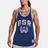Under Armour Project Rock Printed Sleeveless Hoodie Men Tops Phantom-Blue 1376942-471