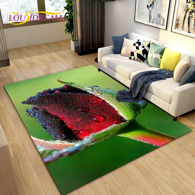 Fruits Series Kitchen Area Rug Carpet for Living Room Bedroom Playroom Sofa decor home Non-slip rug Floor Mat Soft