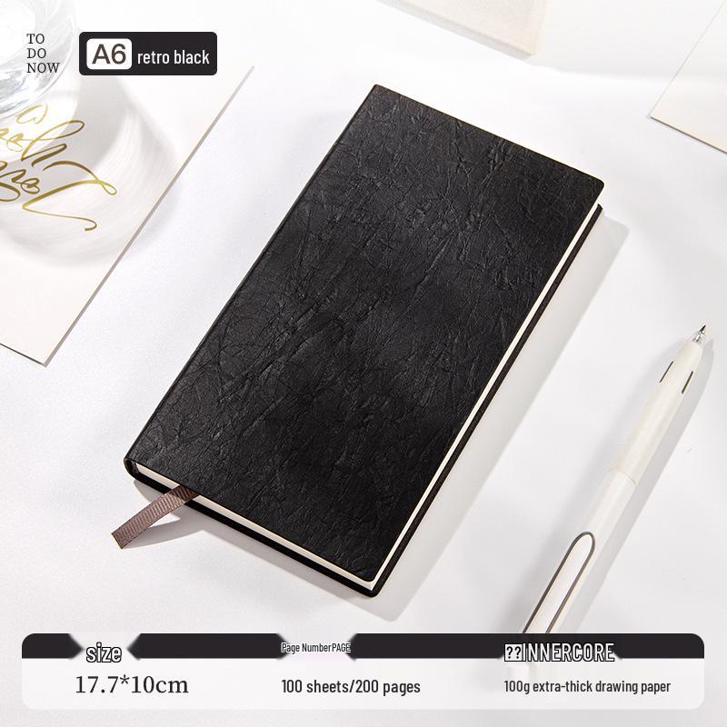 A6 Minimalist Retro Pocket Notebook Planner