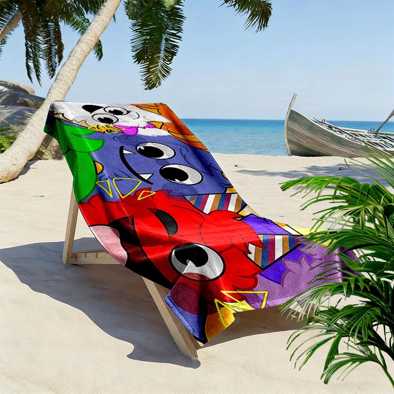Garten of Banban Print Beach Towel, Large Soft Quick Dry Towel for Beach Camping Swimming