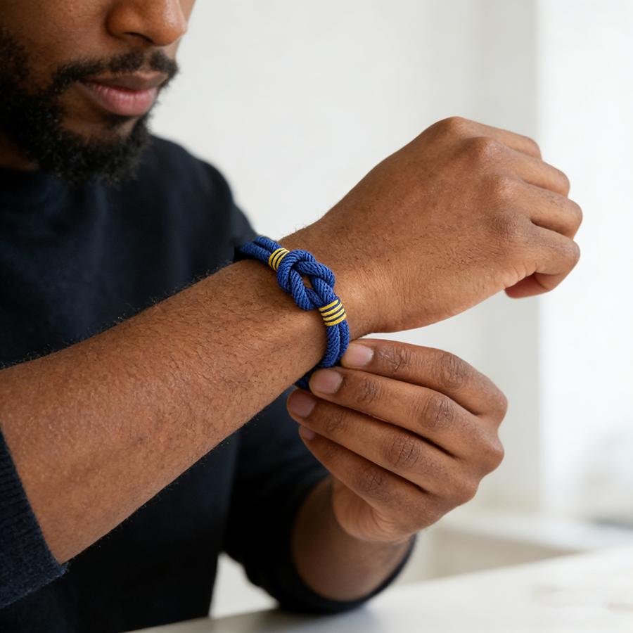 Infinity Love Knot Braided Bracelet For Men Grade A Skin Friendly Sweat Absorbing Material Wrist Accessories 6 Colors Available