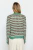 Women's Fashion Stylish Cardigan Mint Agraf Detailed Knitwear Cardigan