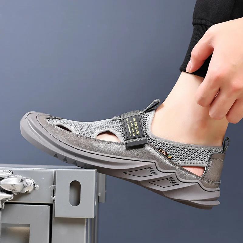 New Large Size Men's Sneakers Summer Comfy Lightweight Soft Loafers Breathable Sport Casual Shoes Zapatillas Hombre Driving Shoe