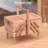 Retro Sewing Tools Thread Organizer Mini Furniture With Functional Design For Dollhouses Display