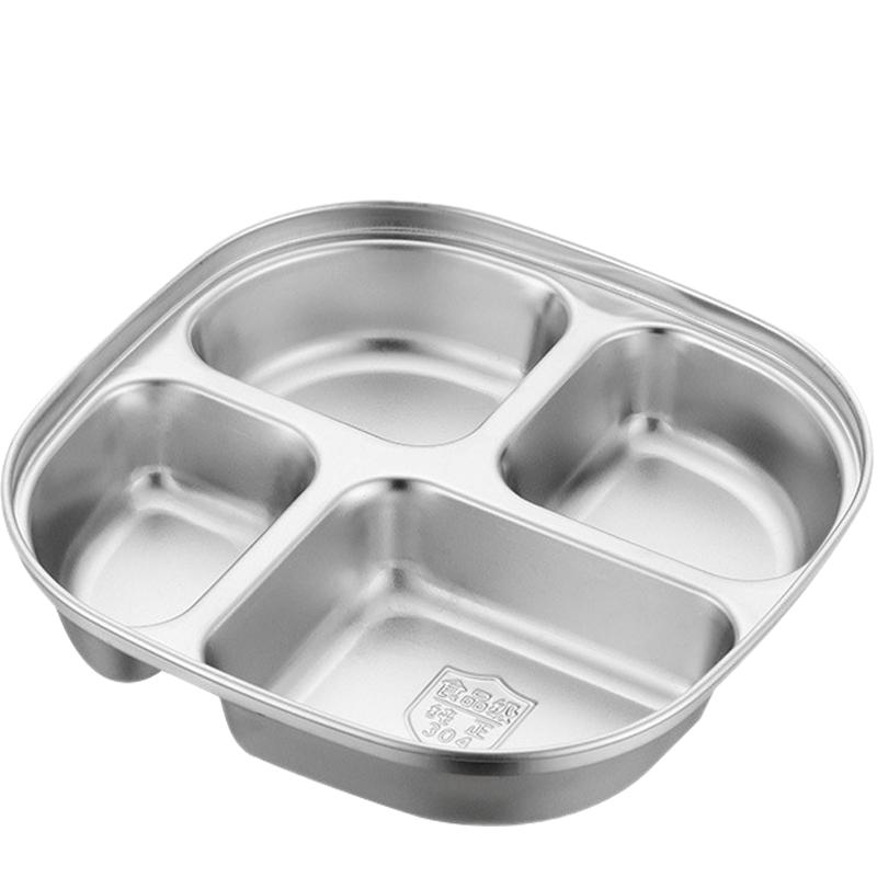 Imvanfu 304 Stainless Steel Divided Meal Trays
