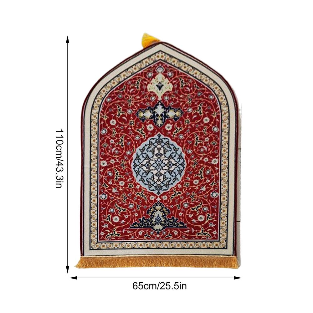 

Молитвенный коврик для женщин, нестандартный толстый молитвенный коврик для коленей, роскошный мягкий напечатанный напольный ковер, нескользящий коврик для коленей для мужчин и женщин