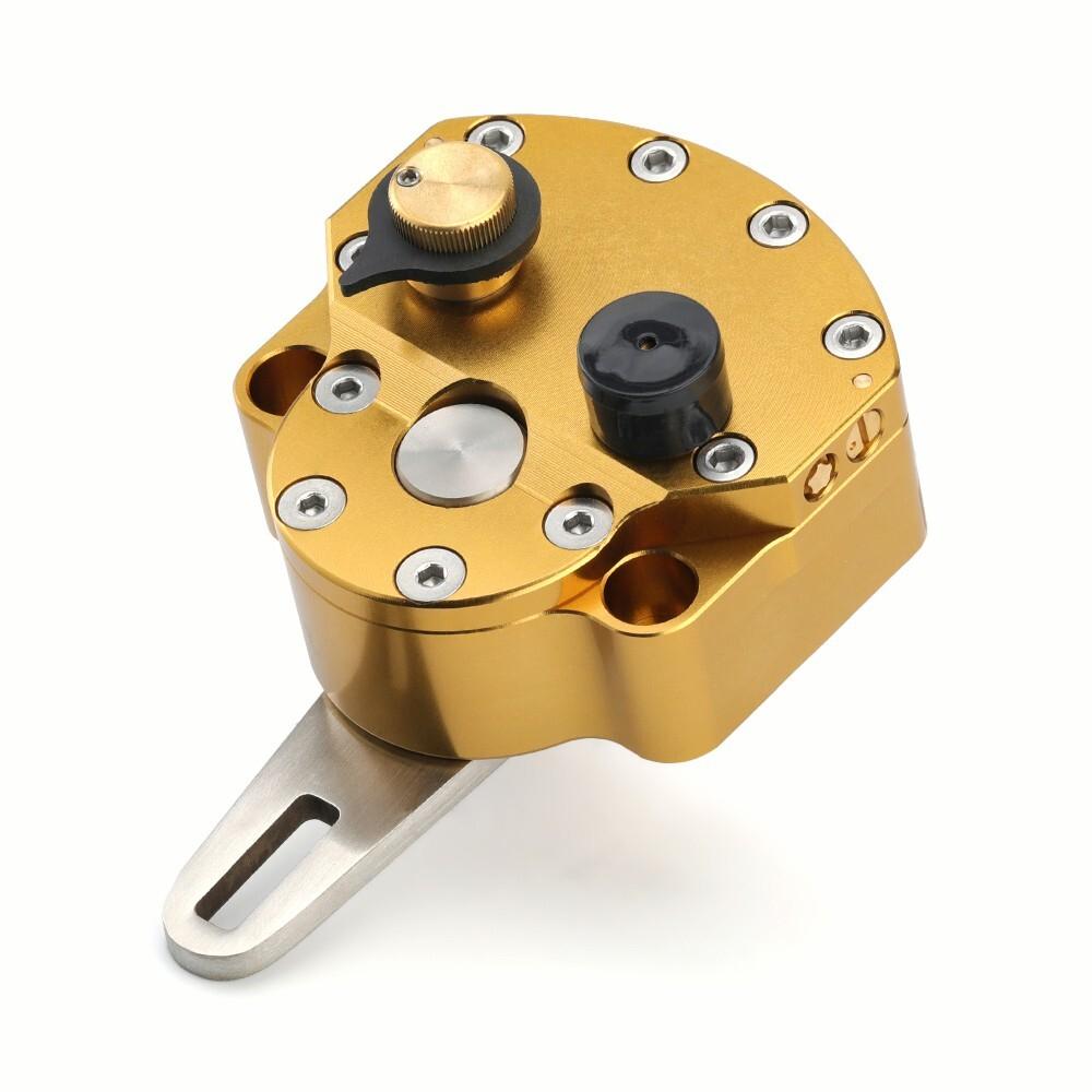 Universal Motorcycle Adjustable Steering Damper Stabilizer Safety Control Gold