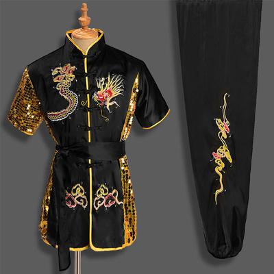 Chinese Traditional Dragon Wushu Uniform Kung Fu Clothing Set Martial Arts Uniform Tai Chi Kleding Taoist Shaolin