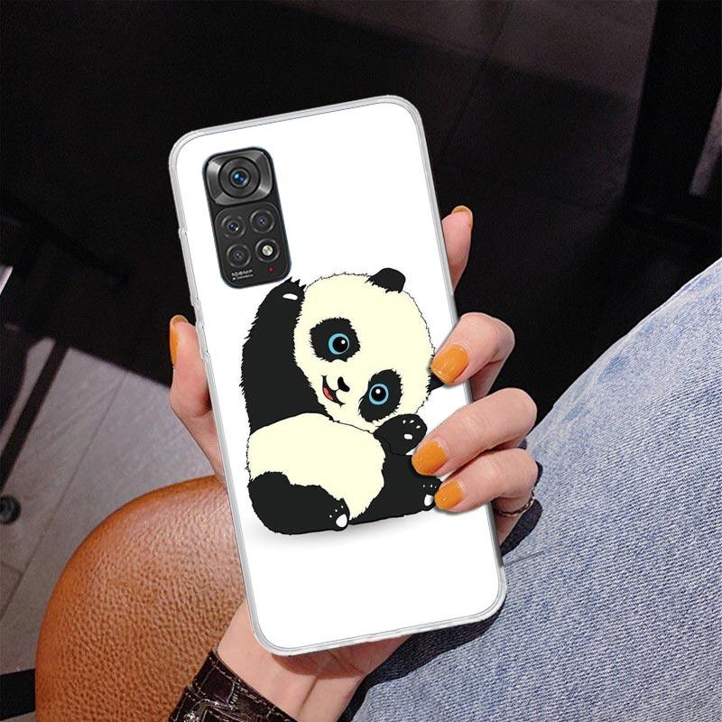 Cartoon Cute Panda Bear Phnoe Case for Phnoe Case for Xiaomi Redmi Note 15 14 14S 13 Pro Plus 12 12S 11S 11E 10S 10 11T 5G Uniqu