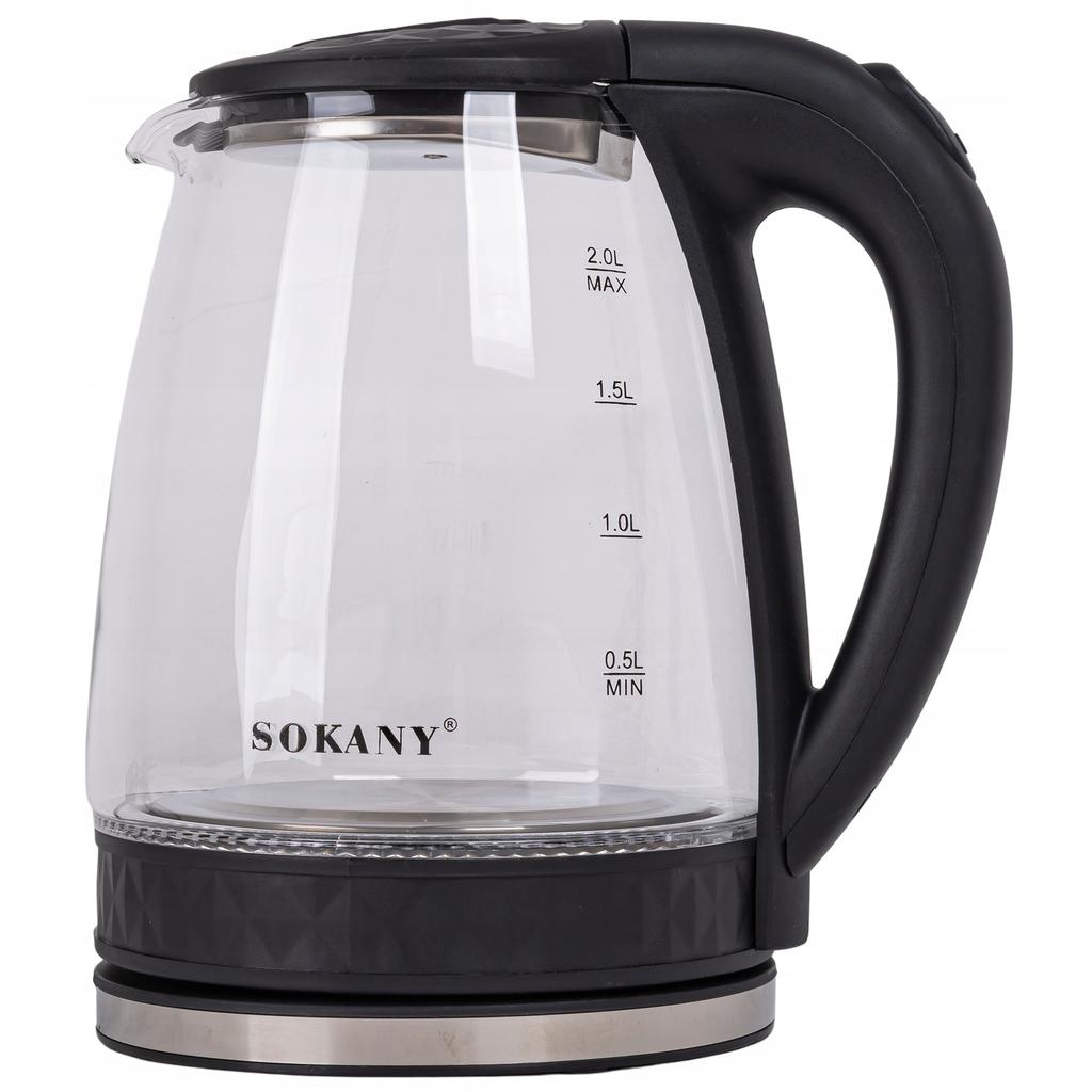 Electric Kettle Glass 1500W LED Illuminated