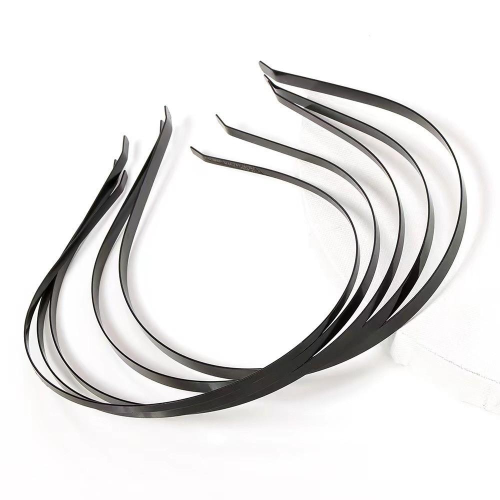 10pcs/set Creative Metal Metal Headband Simple Design 3-7mm Head Hoop Base Hair Fixing Head Band Hairwear DIY Crafts