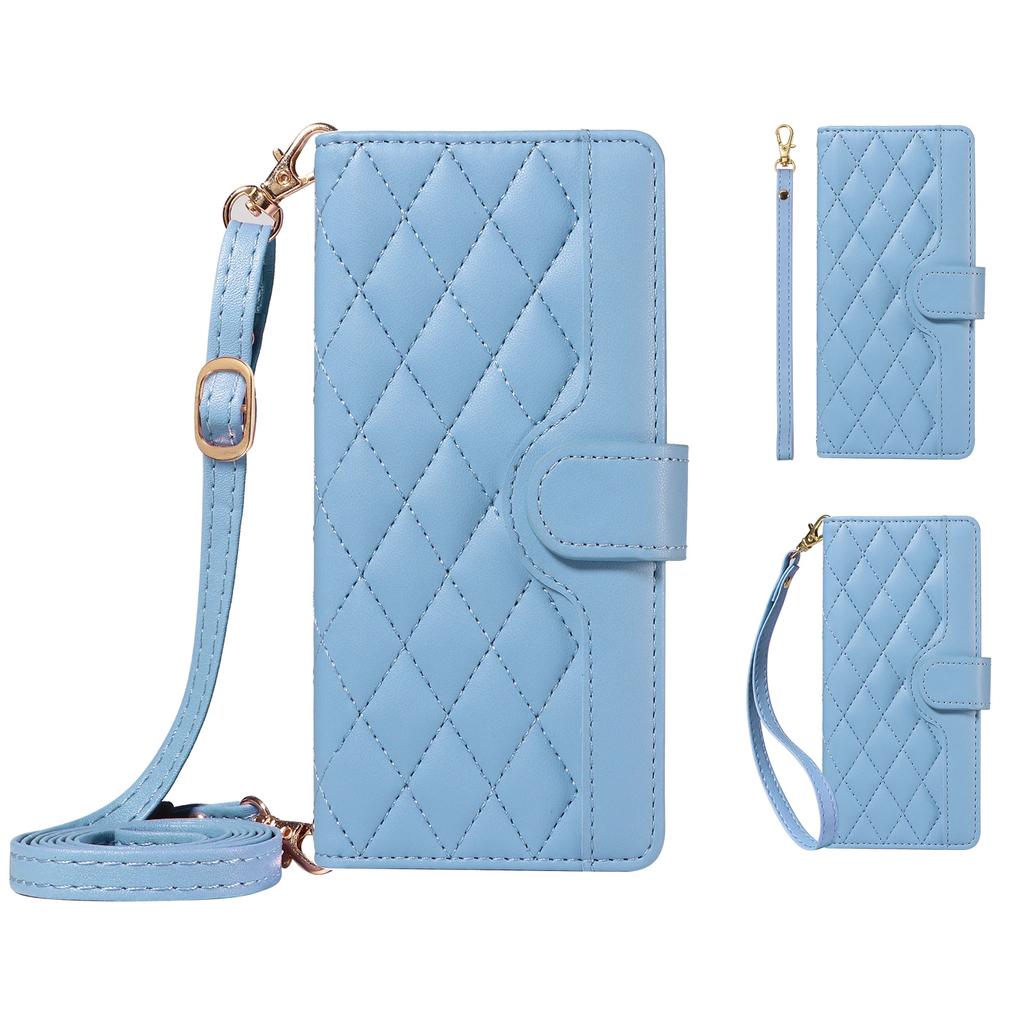 Etui na telefon z paskiem na ramię i nadgarstek dla Samsunga Galaxy S23 S21 FE S24 Ultra S22 Plus A16 A06 A55 A35 A25 A15 A05S A05 z portfelem