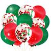 Santa Hohoho Balloon Christmas Print Latex 12 Inch Christmas Print Balloon