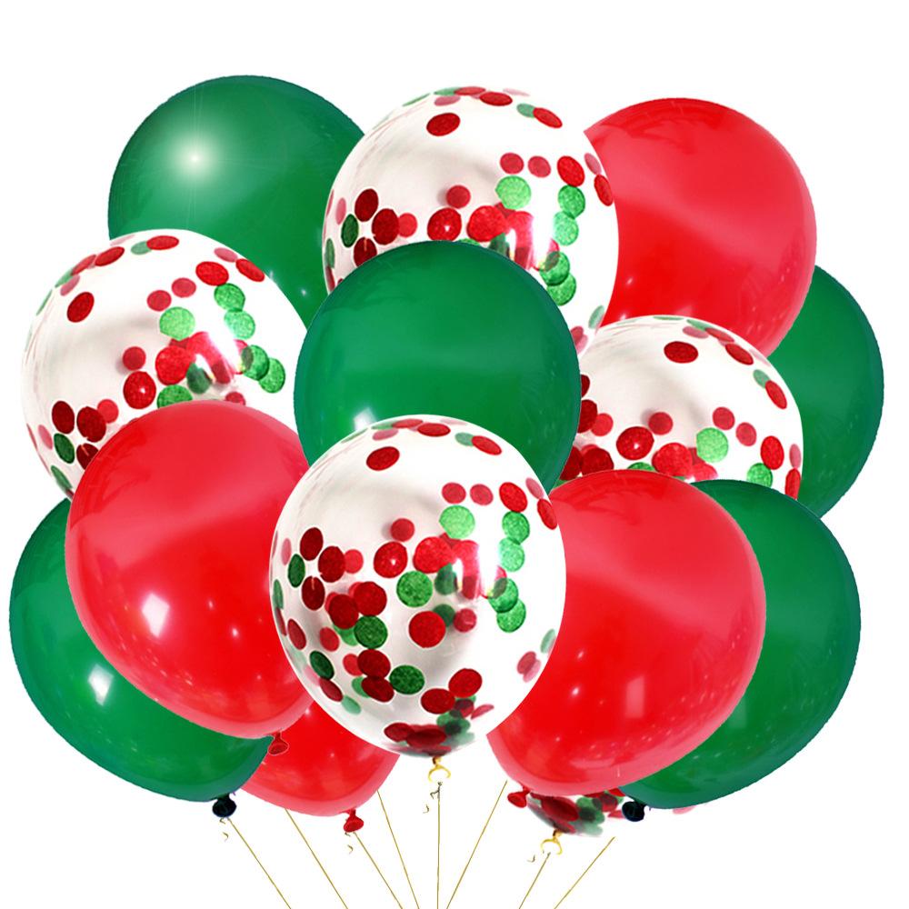Santa Hohoho Balloon Christmas Print Latex 12 Inch Christmas Print Balloon