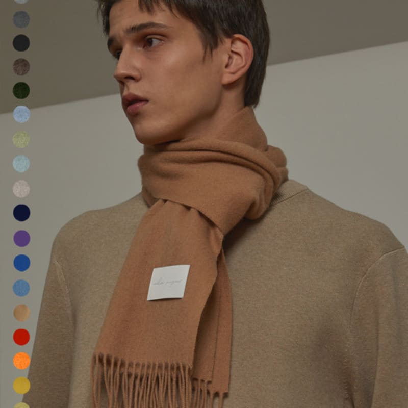 White Project LAMBSWOOL 100 SCHAL [24 FARBEN]