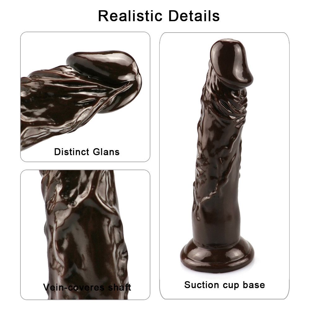 Brown Dual Ended Strapon Ultra Elastic Harness Belt Strap on Dildo Adult Sex Toys for Woman Couples Anal Soft Dildos Adult Toy