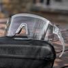 Okulary rowerowe fotochromowe z filtrem UV i wkładką korekcyjną - przezroczyste fioletowe