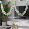 3D Shiny Metallic Foil Decorations DIY Festive Wedding Hanging Garland  Wall Rail
