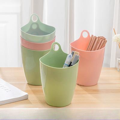 Storage Trash Can Office Dressing Table Living Room Household Mini Storage Box Garbage Basket Hanging Type