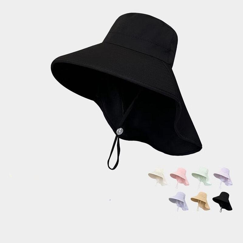 Женская летняя рыбацкая шляпа Junbie с широкими полями для защиты шеи