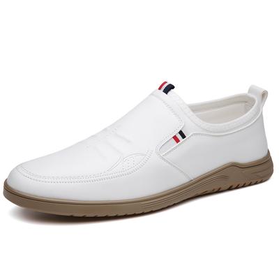 Fashion2024 Spring Autumn New Designer Leather Loafers Male Fashion Casual Solid Color Men Dress Shoes Soft Sole Driving Shoes for Men