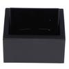 Black Plastic Swivel Cuff Links Box Cufflinks Holder Storage Case Display