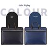 Customizable Zipper Briefcase: Document & Cigarette Case, Thickened Conference Handbag, with Printed Logo Capability.