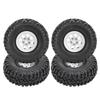 4pcs 1.9 Inch Wheel Rim Rubber Tire RC Car Accessory Fit for 1 10 RC Crawler 115mm