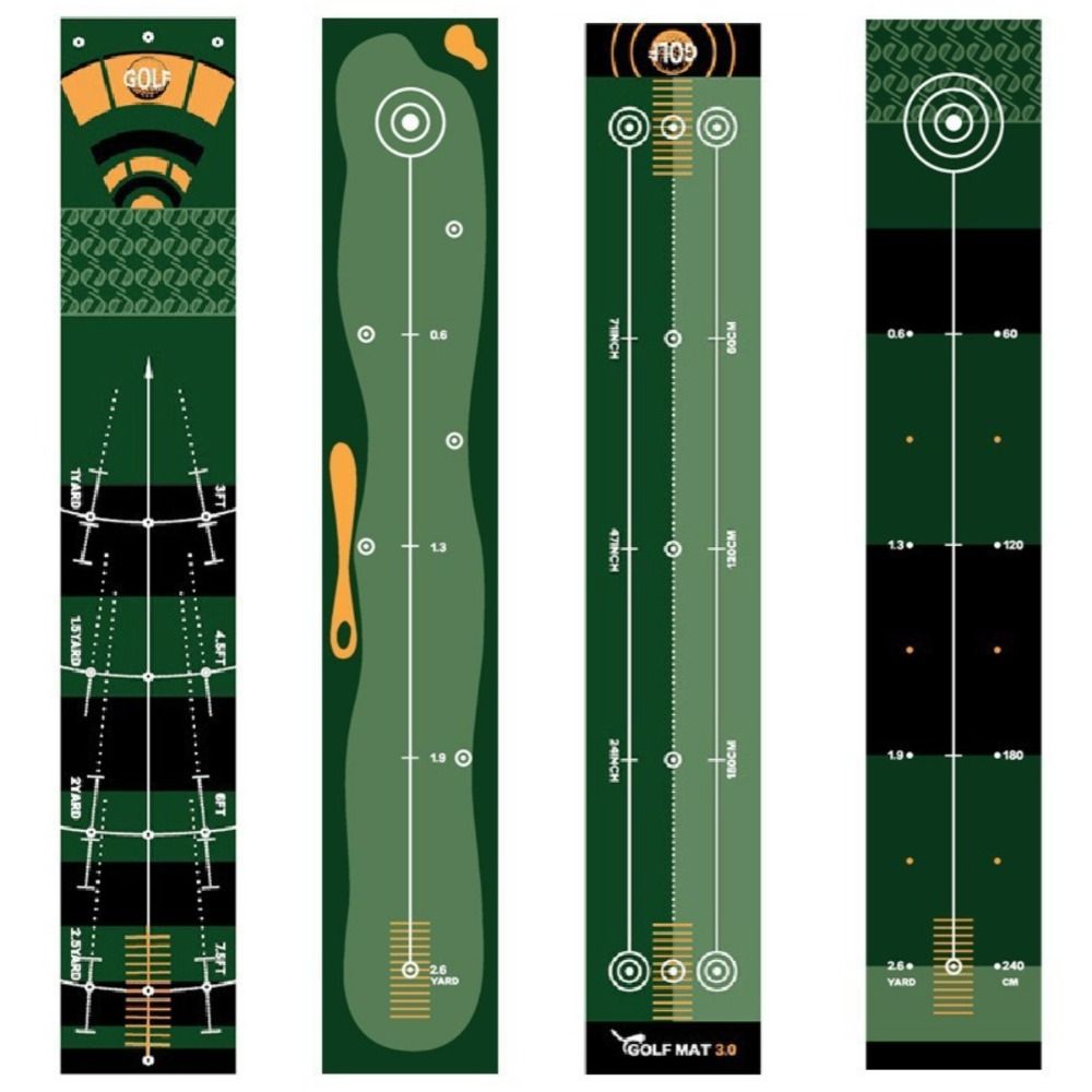50X300cm Golf Putting Practice Mat Anti-Slip Golf Hitting Mat No Odor Golf Training Pad  Backyard