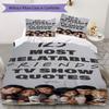 1PC Friends Theme Bedding Quilt Set Quilt Cover Pillowcase Home Decoration Birthday Gift (1 * Duvet Cover + 2 * Pillowcase, Without core)A8