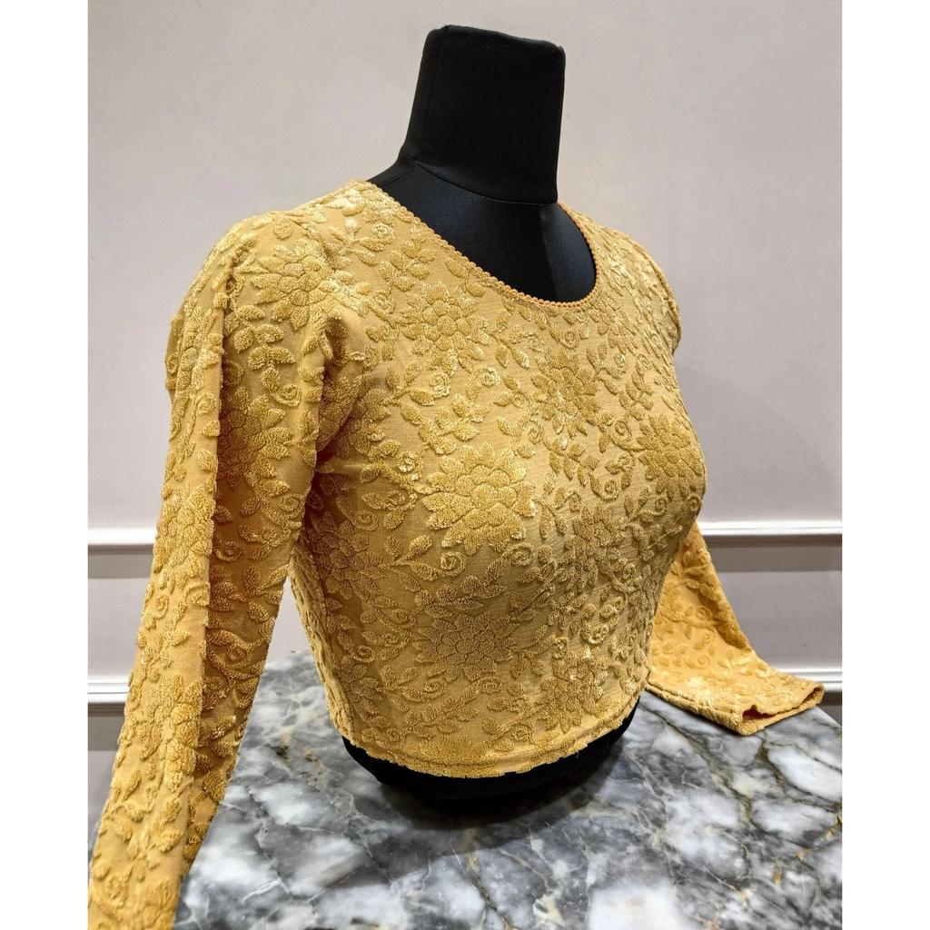 Indian Women's Cotton Laycra Blend Choli Bollywood Beautiful Casual Wear Blouse
