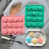 Food Grade Silicone Flower Mold Non-Stick Dishwasher Safe for Homemade Chocolate Candy Jelly DIY Baking Gift for Bakers