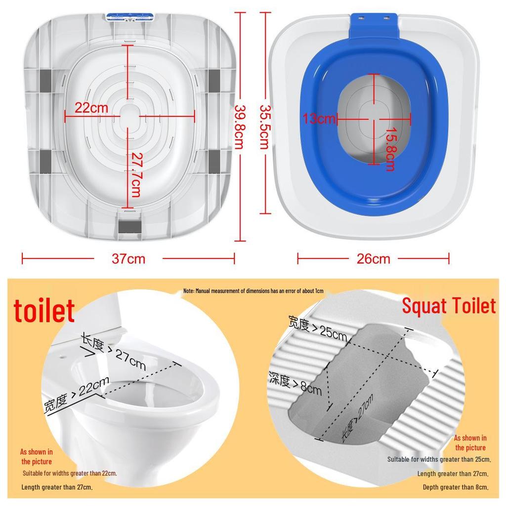 Upgraded Reusable Detachable Cat Toilet Training Litter Box System