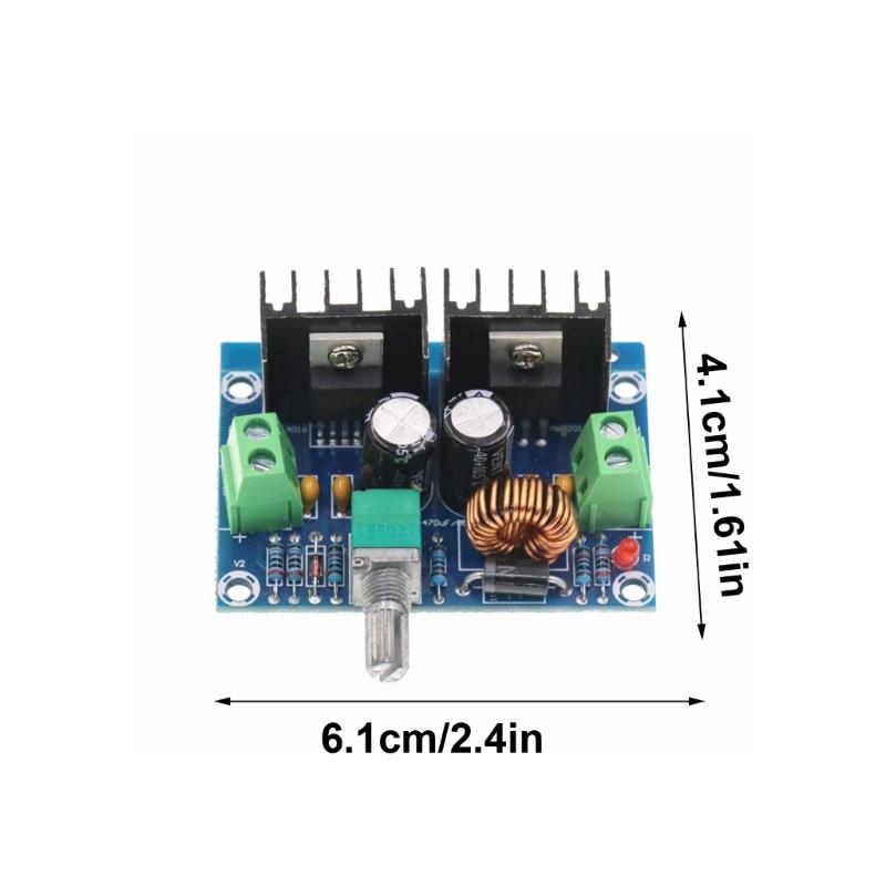 XH M401 Adjustable Voltages Regulator Module 200W 8A Power DC4-40V Input to 1.25 36V Output Overcurrent Protecting