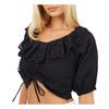 Womens/Ladies Bardot Crop Top