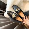 One-pedal Small Leather Shoes British Style 2025 New Flat-soled Single Shoes Women's Shoes Autumn Loafers Versatile Doudou Shoes