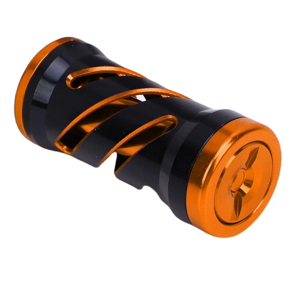 Knob Replacement for S Fishing Reel Lightweight Anti Slip Alloy Fishing Reel Handle Knob with Fittings Black Gold