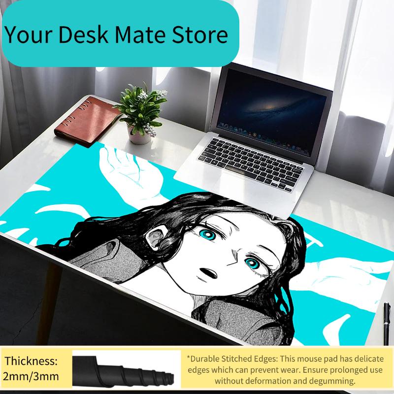 Mouse Pad Laptop Rubber Extended Desktop Mat Computer Gamer HD Mousepad PC Gaming Accessories One Piece Nico Robin Keyboard Pad