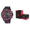 EDIFICE Theme Limited Gift Box Heart of the Earth Business Waterproof Quartz Movement Genuine Leather Strap Japanese and EFR-303CL-1AVUPRN