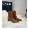 Women Western Cowboy Boots Fashion Pointed Toe Long Booties Ladies Elegant Thick Heel Shoes Winter Removable Women's Footwear