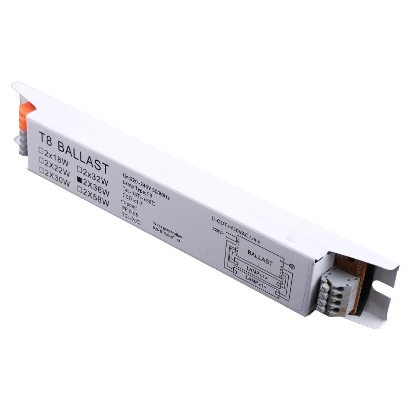 1Pc Home Lamp Electronic Ballast 2x36W T8 Linear Fluorescent Ballast for UV Germicidal Lamp, Fluorescent Lamp Durable