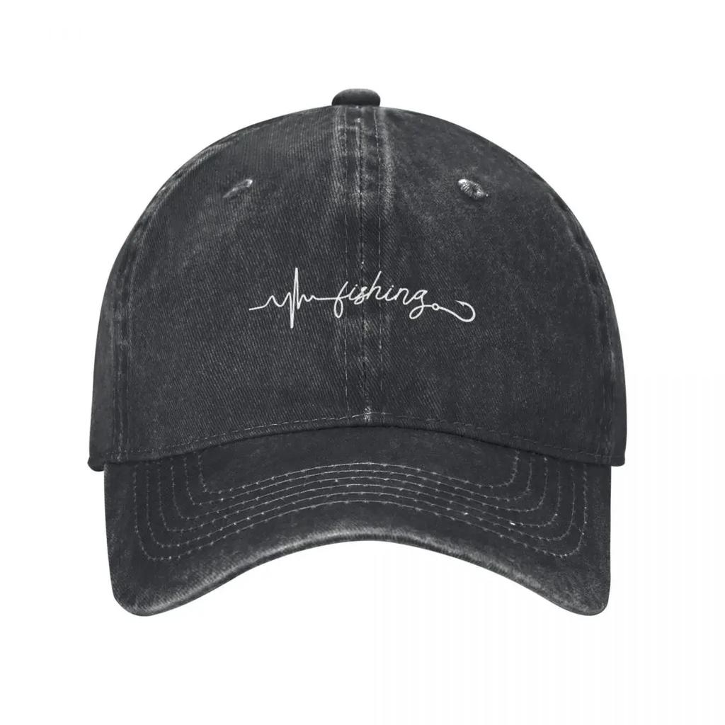Fishing Hook Heartbeat Baseball Cap Fishing Caps Unisex New Hat Summer Hat Hat Unisex Golf Unisex Womens